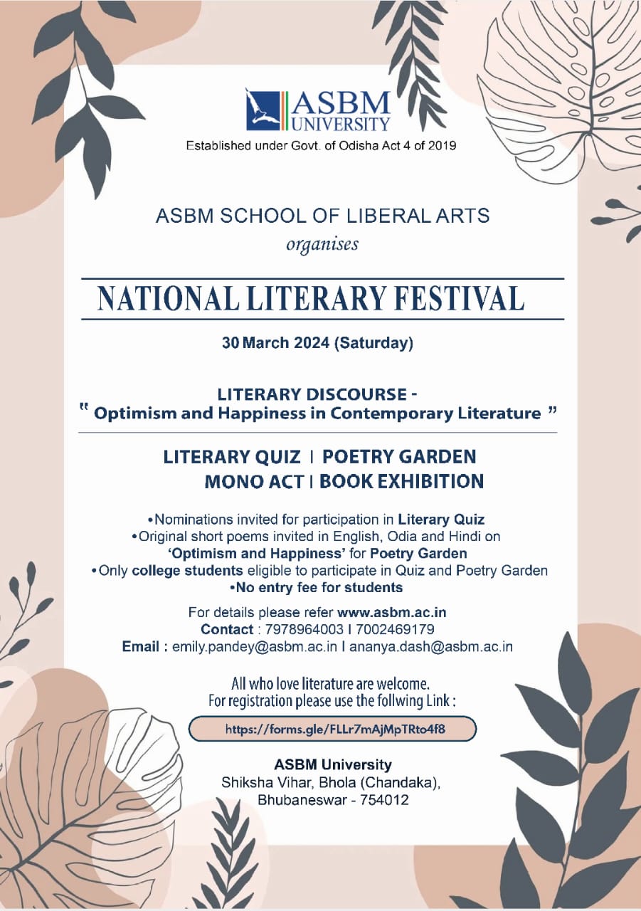 National Literary Festival by ASBM University