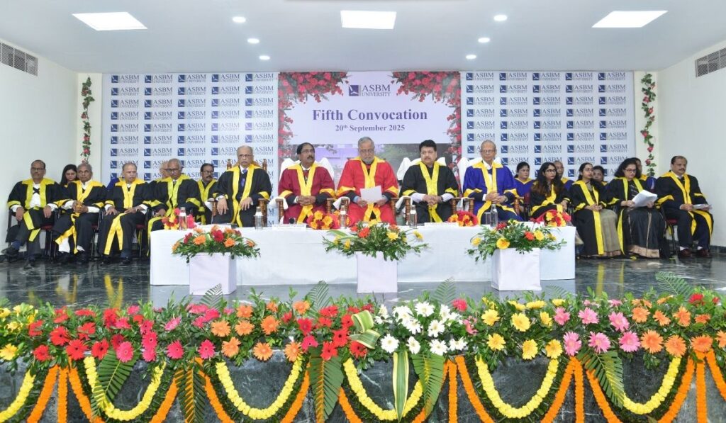 ASBM University Marks 5th Convocation, Honours Top Graduates